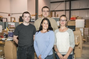 Leigh, and some of her logistics team