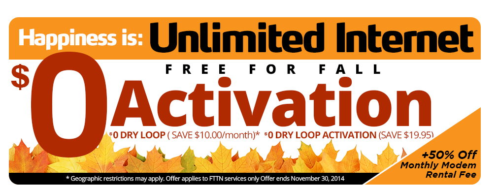 Free For Fall-dsl-promo