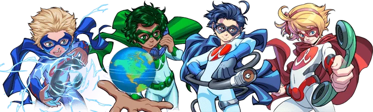 Worldline's Superhero Kids give you the choice of Unlimited Internet, TV Services, Home Phone and Long Distance Calling